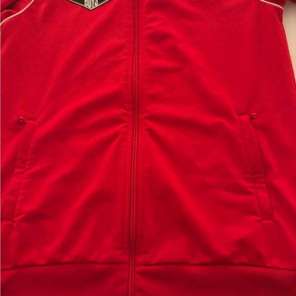 adidas Red Athletic Track Jacket women’s xl - Picture 6 of 10